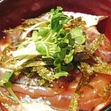 釣った鯵で作るアジの山かけどんぶり♪